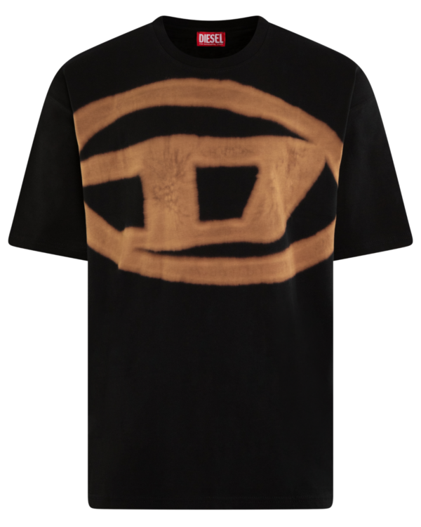 Heren T-Box-Bleach T-Shirt Zwart