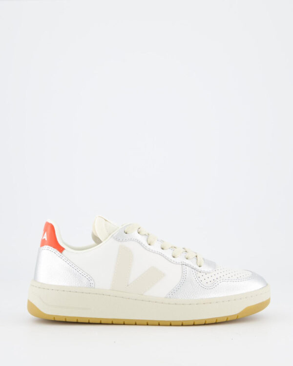 Dames V-10 Prime Leren Sneaker Wit