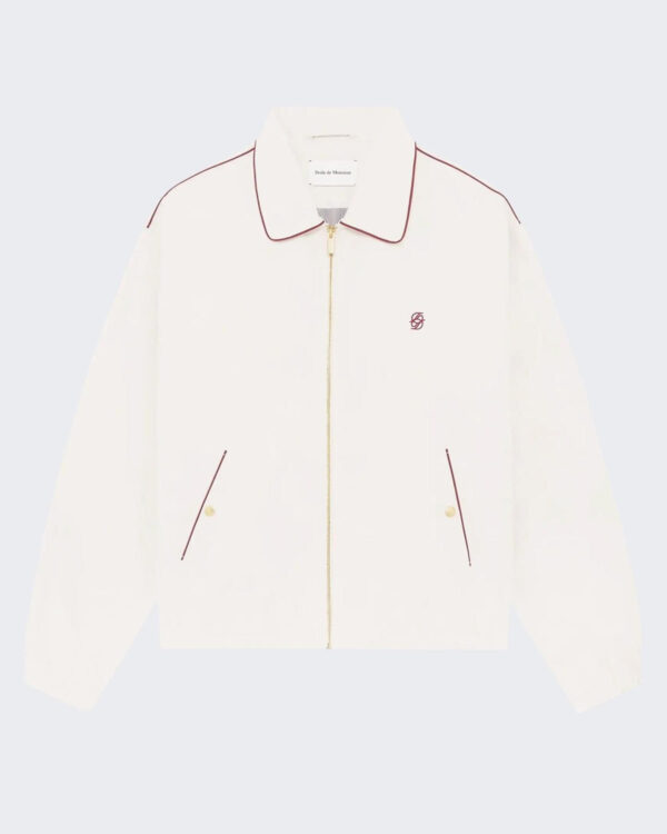 Drole De Monsieur Heren Blouson Brodé Coton Wit Jack