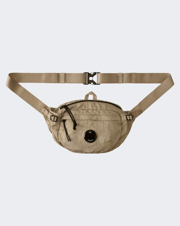 C.P.Company Heren Waist Lens Tas Grijs/Beige