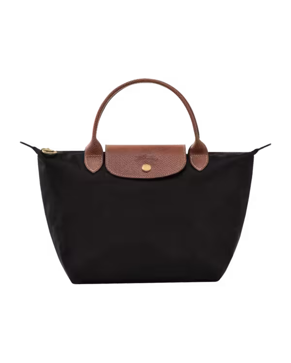 Longchamp Small Top Handle Tote in Black