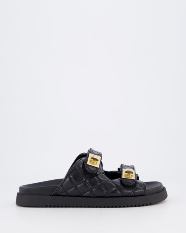Dames Schmona Slipper Zwart