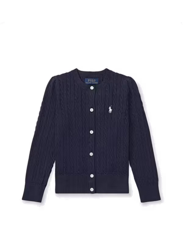 Kinder Cable Knit Katoenen Vest (5-6.5 jaar)