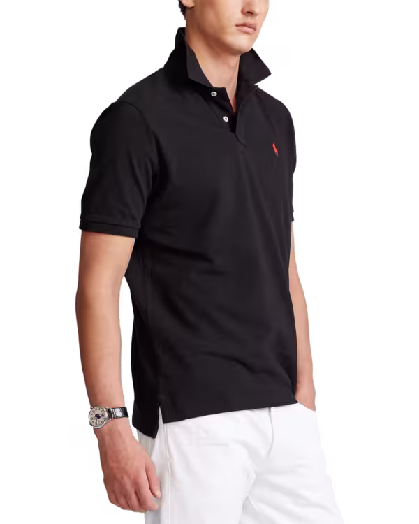 Heren Short Sleeve Classic Fit Mesh Polo