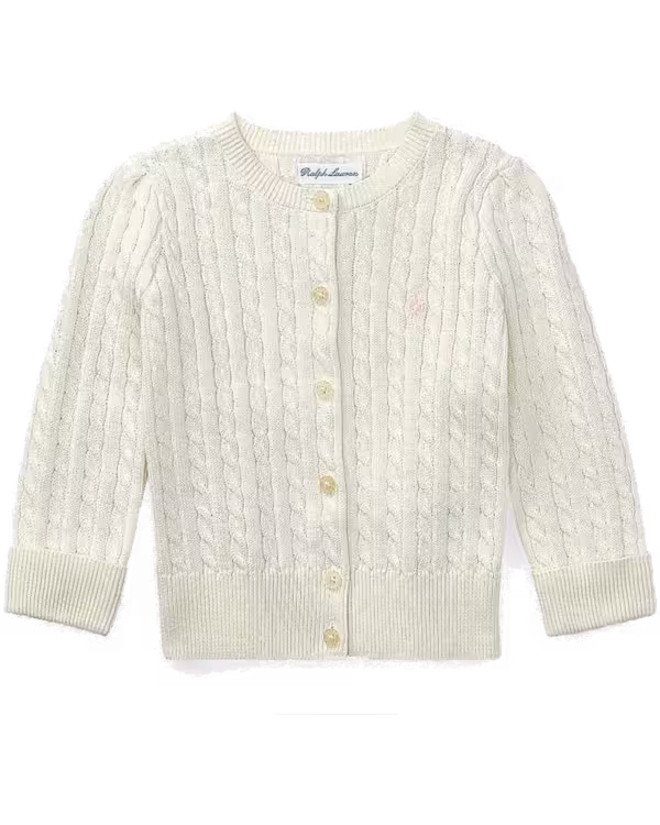 Kinder Cable Knit Katoenen Vest (3-24 maanden)