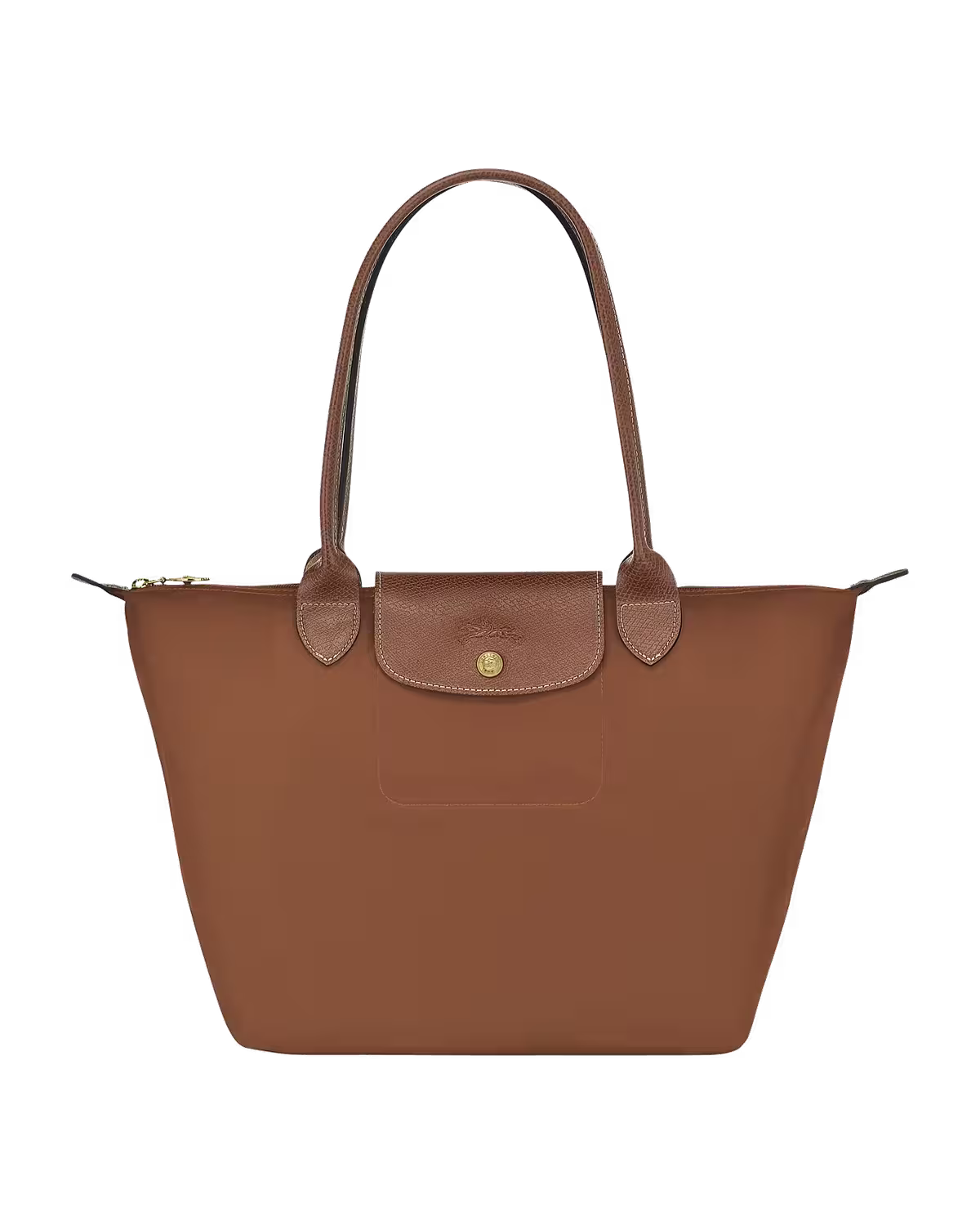 Longchamp Le Pliage Original Small Shoulder Bag in Cognac