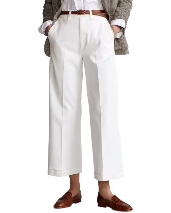 Wide-Leg Chino Broek