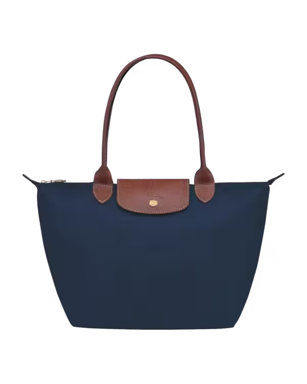 Longchamp Le Pliage Original Medium Shoulder Bag in Navy