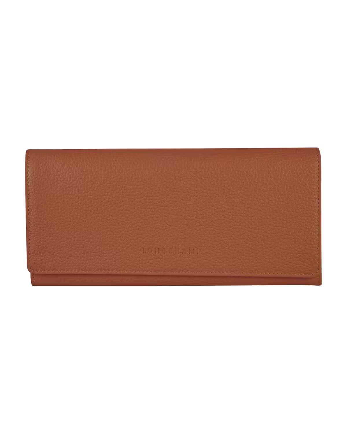 Longchamp Le Foulonné Wallet Black in Caramel