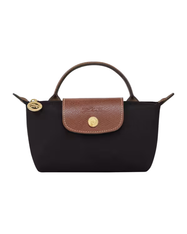 Longchamp Le Pliage Original Clutch Pouch in Black