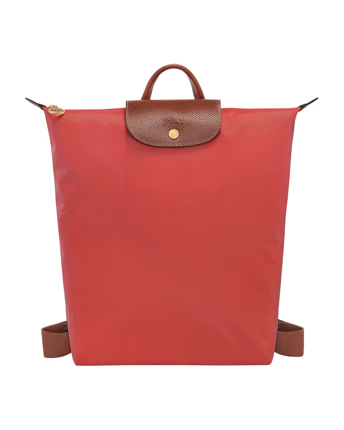 Longchamp Le Pliage Original Backpack M in Tomato