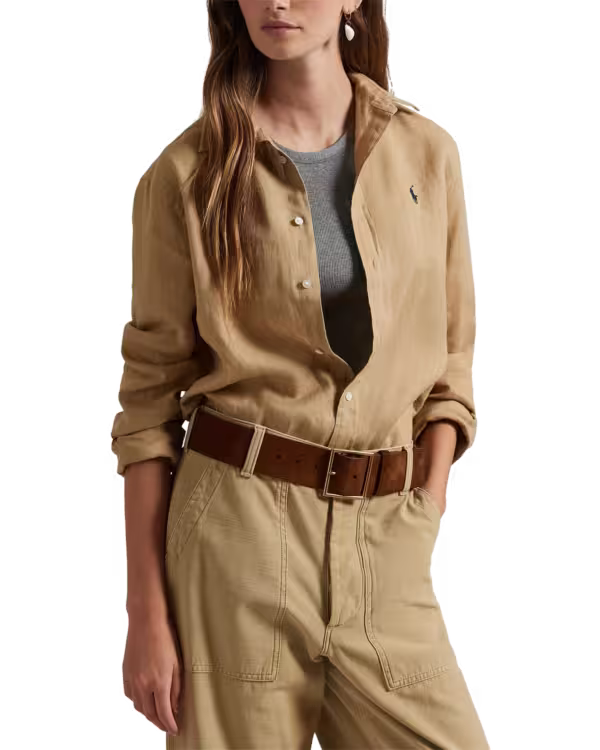 Classic Fit Linnen Overhemd
