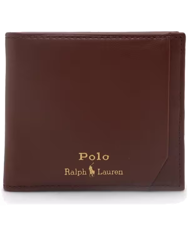 Smooth Leren Bifold Portemonnee