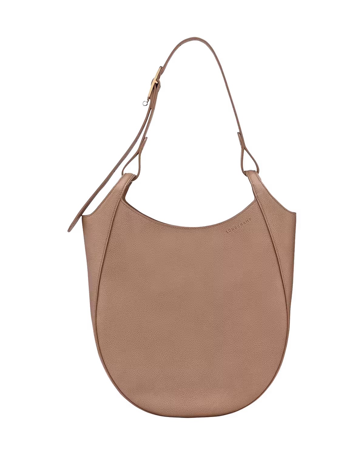 Longchamp Le Foulonné Hobo bag in Biscuit