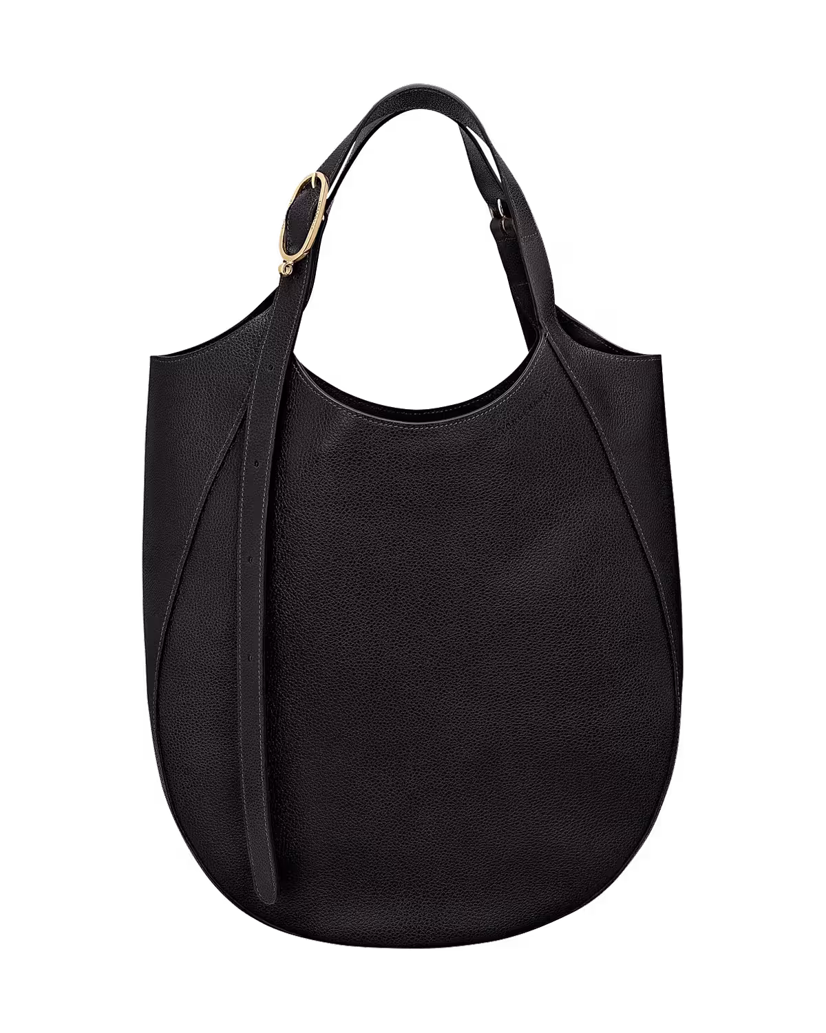 Longchamp Le Foulonné Hobo Bag in Black