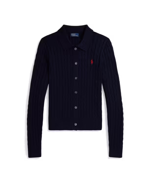 Kabelgebreide Katoenen Bodywarmer