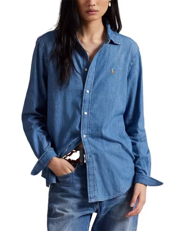 Classic Fit Denim Overhemd