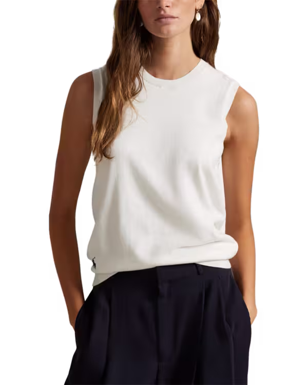Sleeveless Crewneck Trui