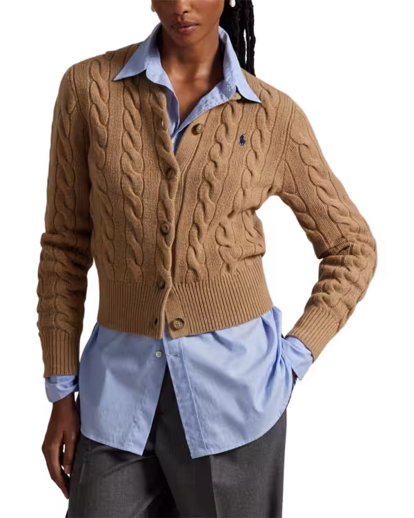 Kabelgebreide Wol-Cashmere Bodywarmer