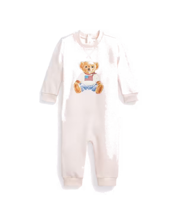 Kinder Polo Bear Fleece Coverall (Nb-9 maanden)
