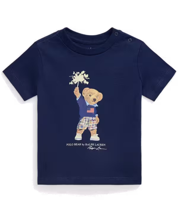 Polo Bear Katoenen Jersey Tee (3-24 maanden)