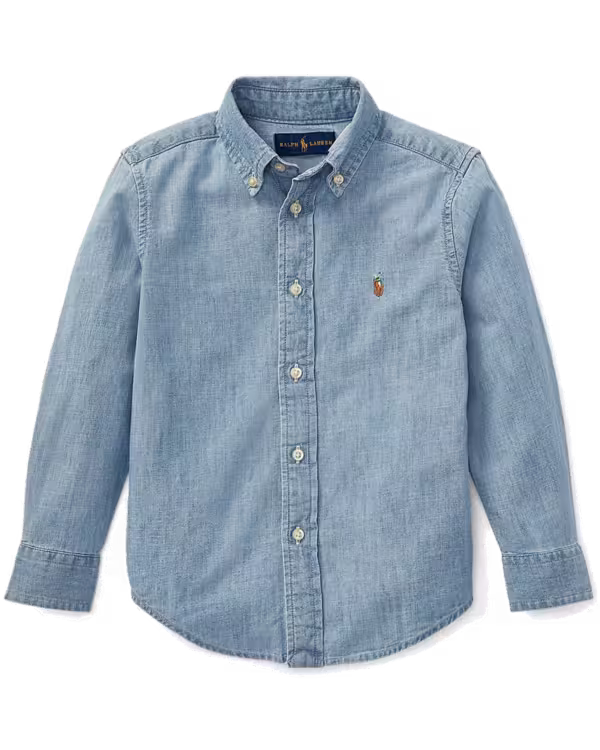 Katoenen Chambray Overhemd (2-7 jaar)