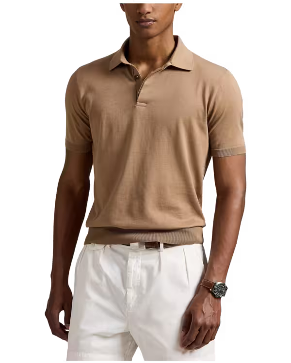 Katoenen Polo-Collar Trui