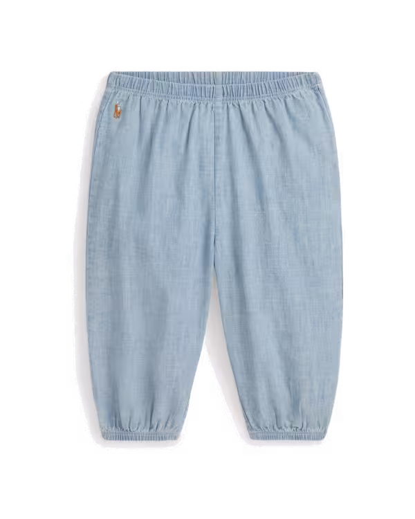 Indigo Katoenen Chambray Broek (3-24 maanden)
