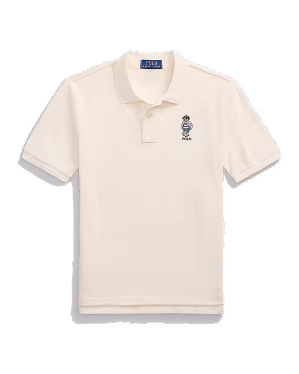 Polo Bear Katoenen Mesh Polo Shirt (8-20 jaar)
