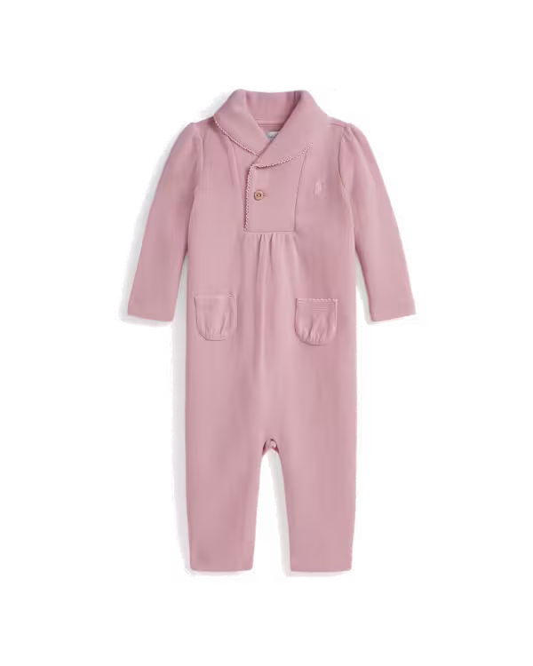 Estate Rib Shawl Collar Coverall (3-12 maanden)