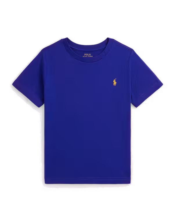 Katoenen Jersey Crewneck Tee (2-7 jaar)