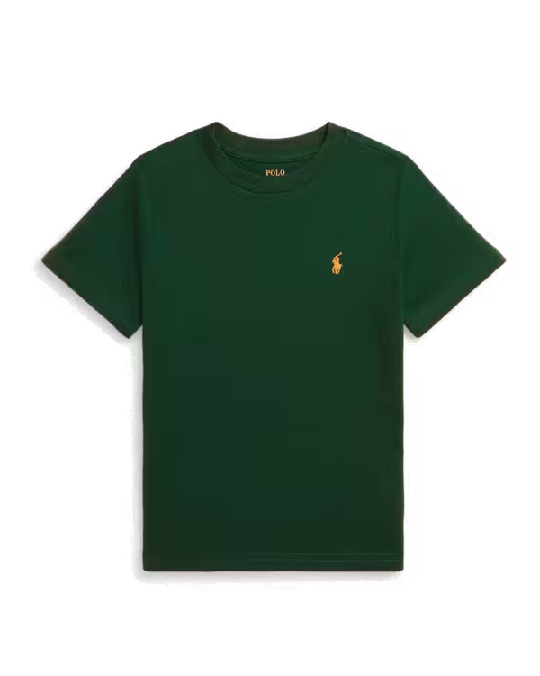 Katoenen Jersey Crewneck Tee (2-7 jaar)