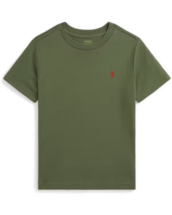 Katoenen Jersey Crewneck Tee (2-7 jaar)