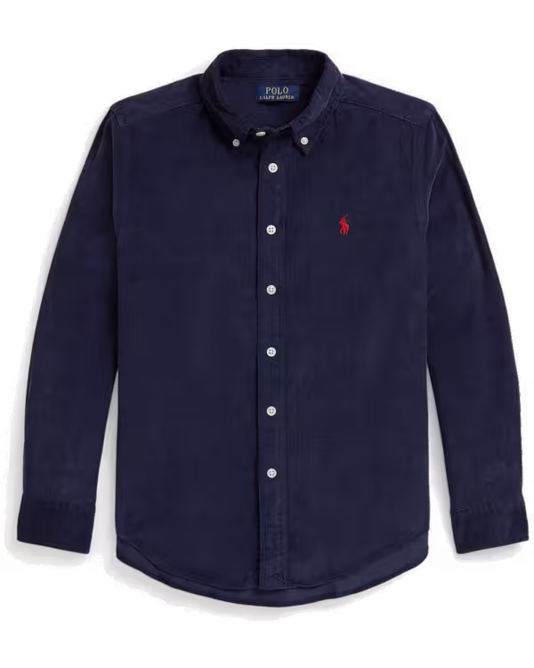 Katoenen Corduroy Overhemd (8-20 jaar)