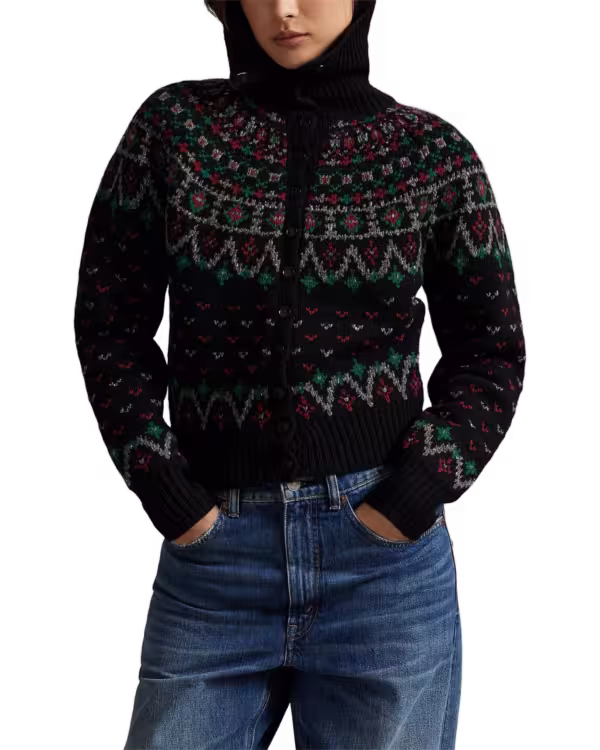 Fair Isle Wollen-Blend Bodywarmer