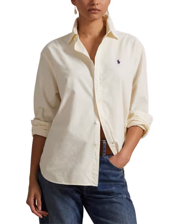 Oversize Fit Katoenen Oxford Overhemd