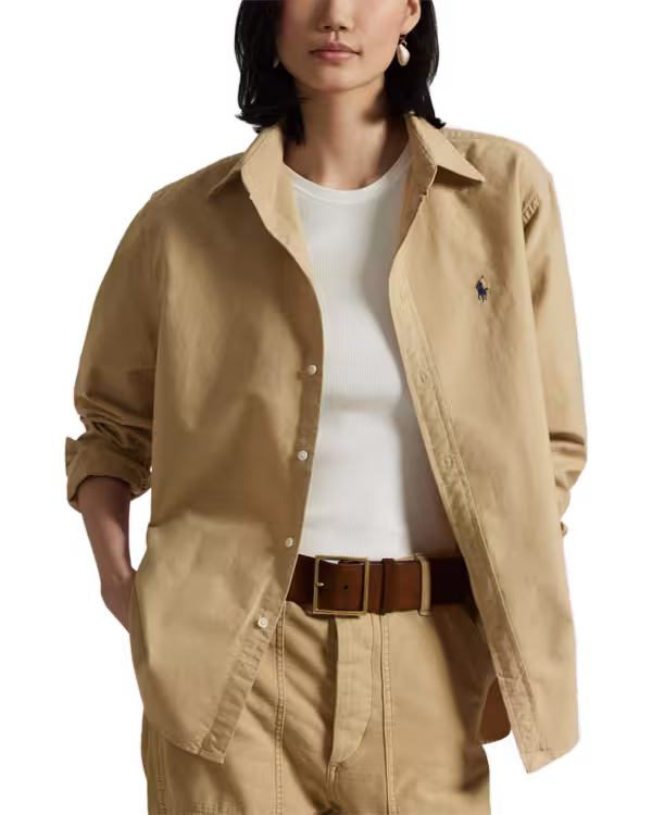 Oversize Fit Katoenen Oxford Overhemd