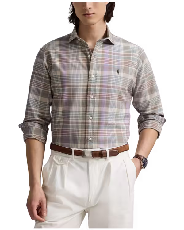 Custom Fit Tattersall Oxford Overhemd