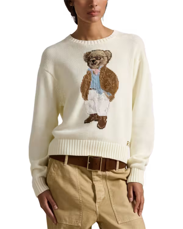 Polo Bear Katoenen Crewneck Trui