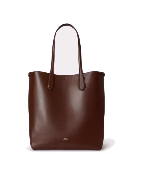Bellport Leren North-South Tote