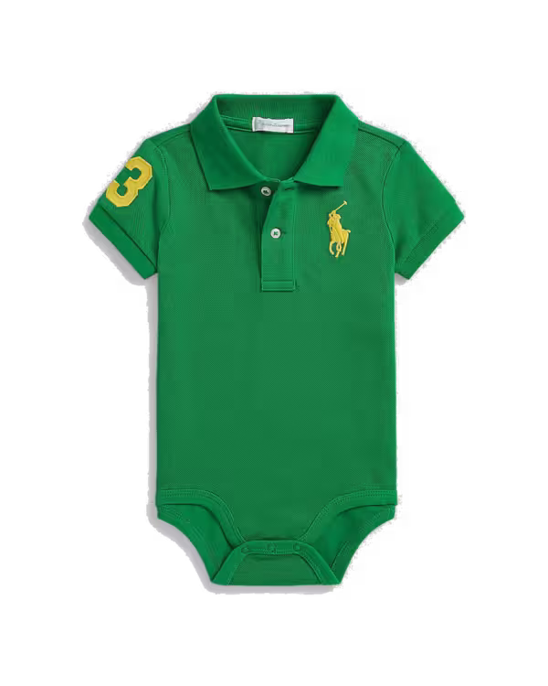Big Pony Katoenen Polo Bodysuit (3-13 maanden)