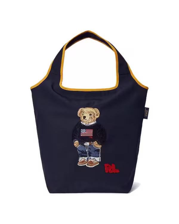 Embroidered Polo Bear Eco Tas
