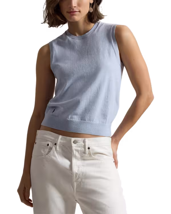 Sleeveless Crewneck Trui