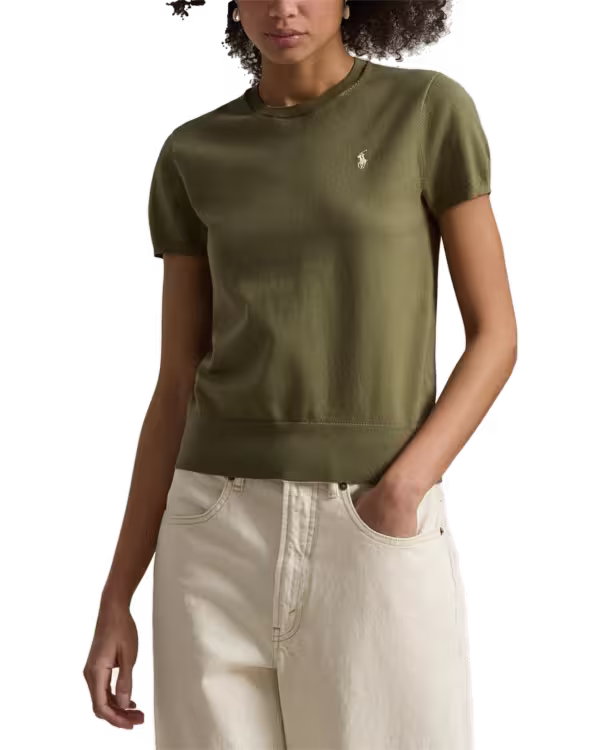 Korte mouw Crewneck Trui