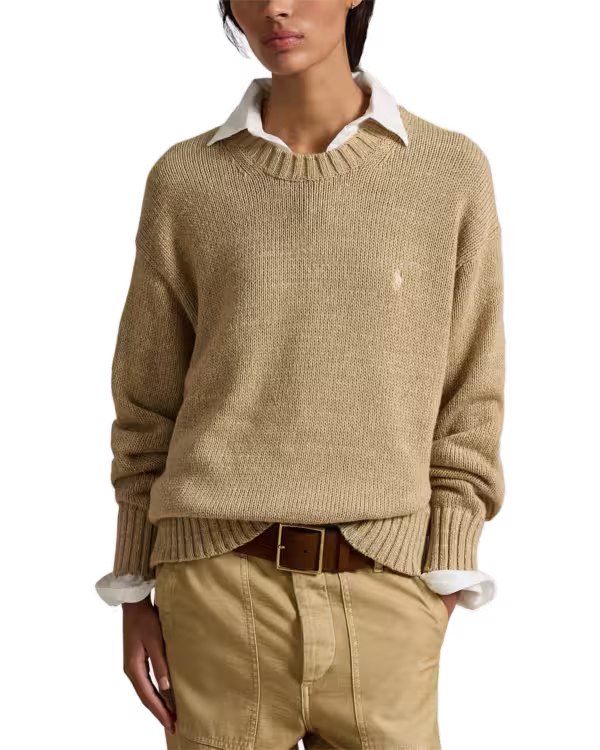 Logo Katoenen Crewneck Trui