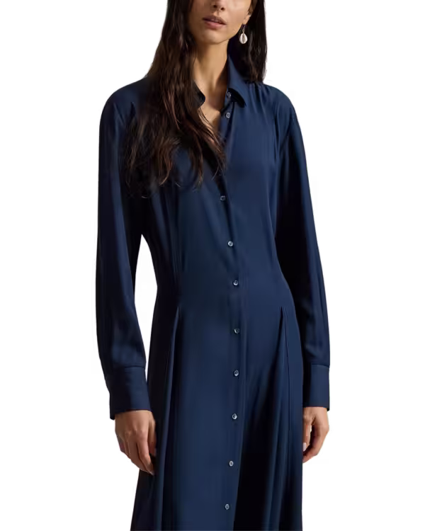 Self-Tie Twill Blousejurk