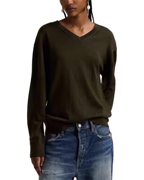 Wollen V-Neck Trui
