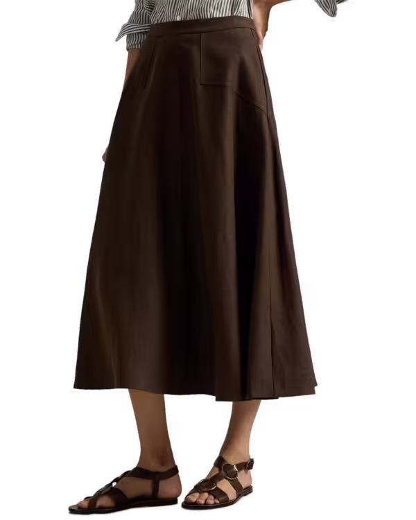 Paneled Hemp A-Line Rok