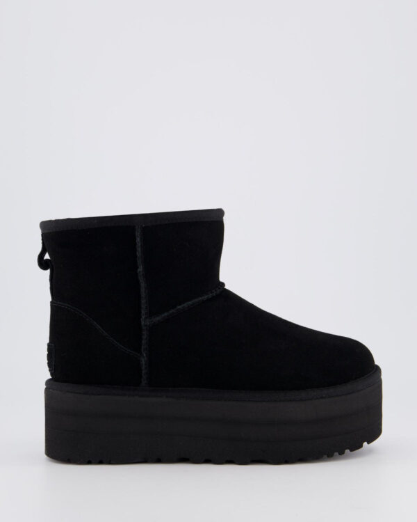 Dames Classic Mini Platform Zwart
