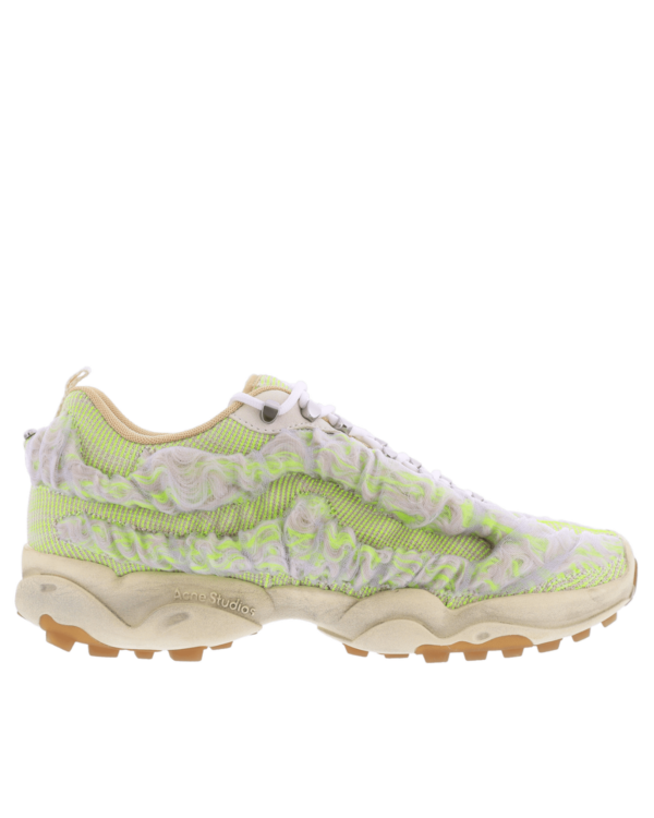 Heren Bubba sneaker wit/geel